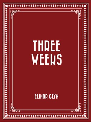 cover image of Three Weeks